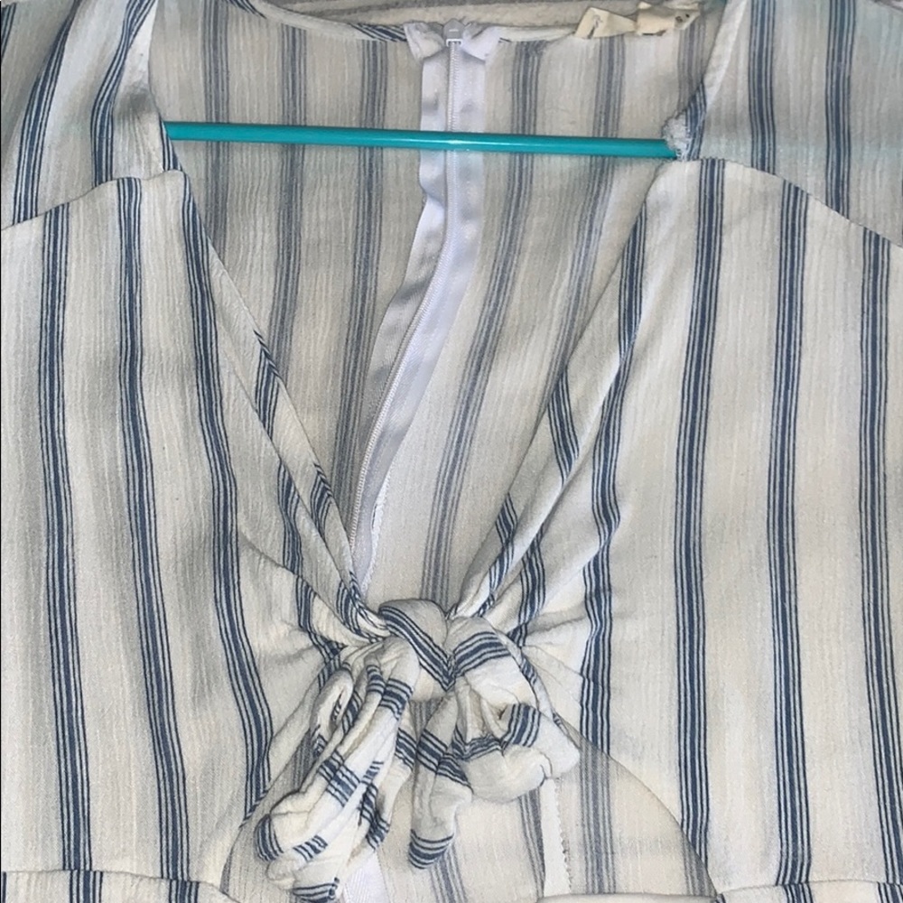 blue stripped dress:)